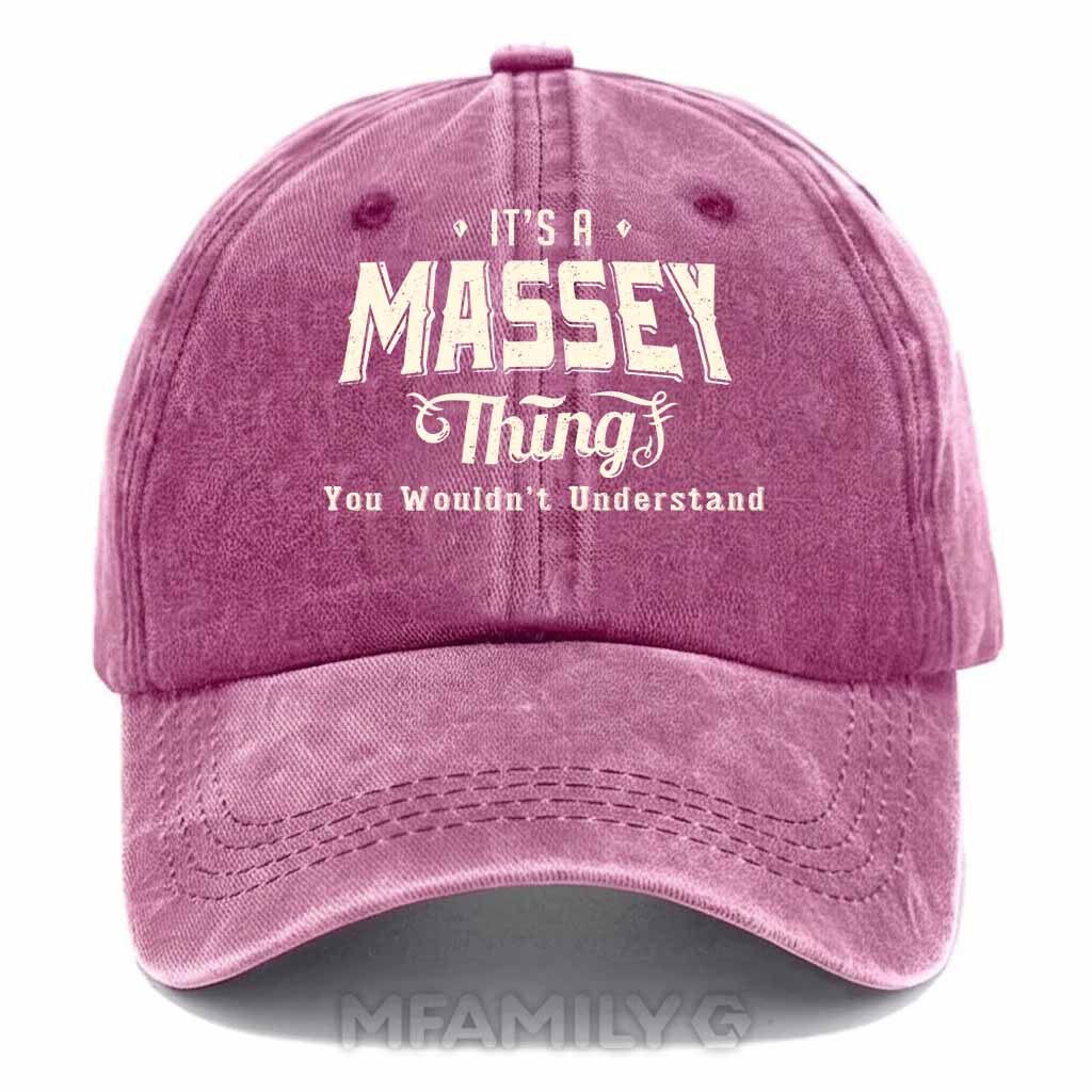 Massey Thing Washed Baseball Cap