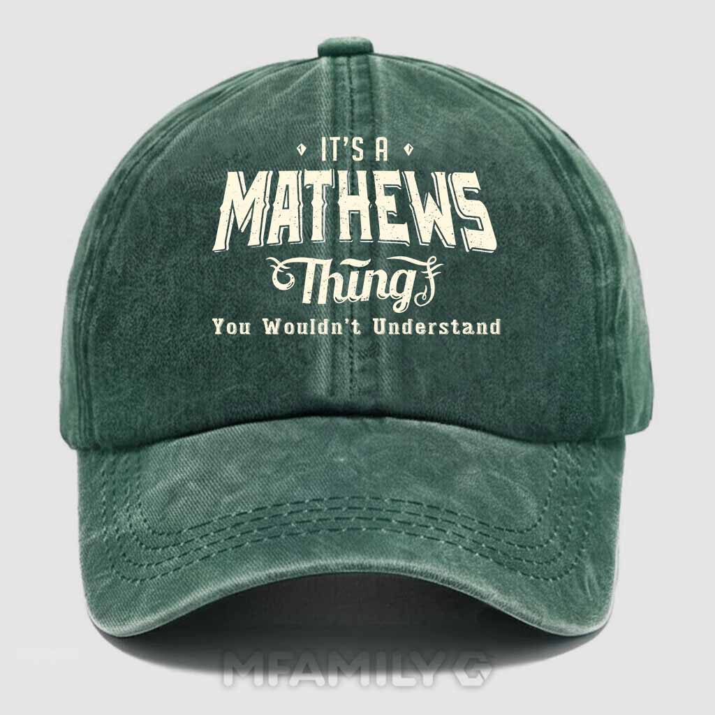 Mathews Thing Washed Baseball Cap