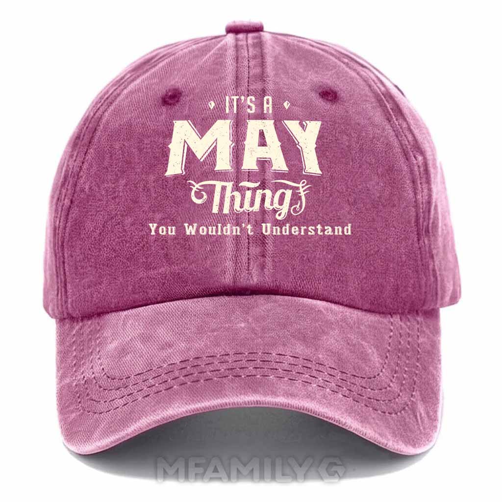May Thing Washed Baseball Cap
