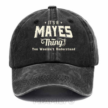 Mayes Thing Washed Baseball Cap