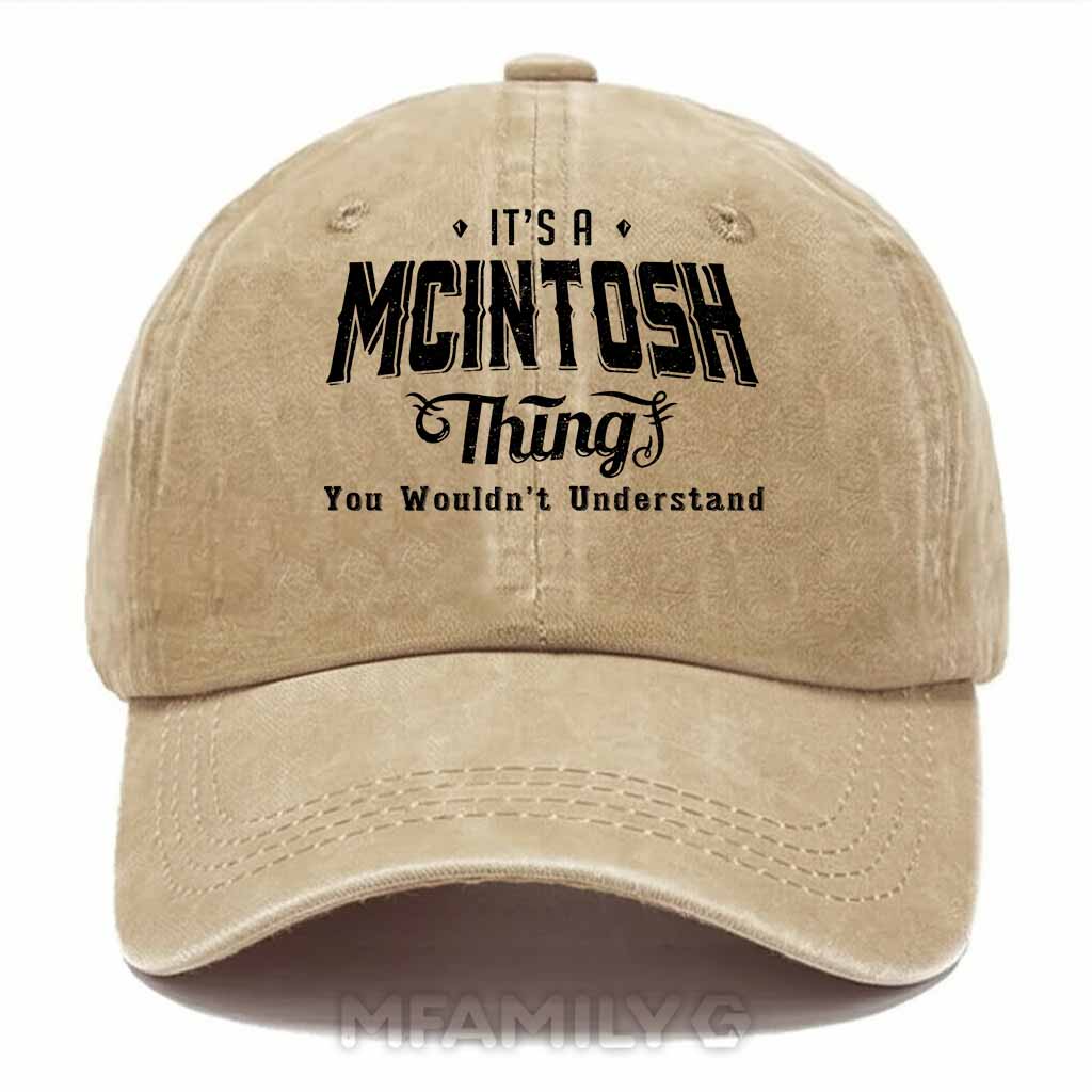 McIntosh Thing Washed Baseball Cap