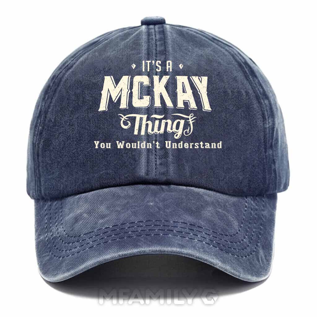 McKay Thing Washed Baseball Cap