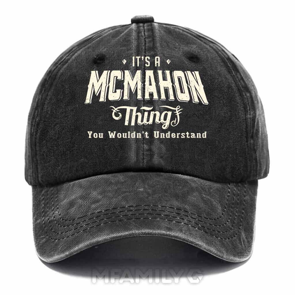 McMahon Thing Washed Baseball Cap