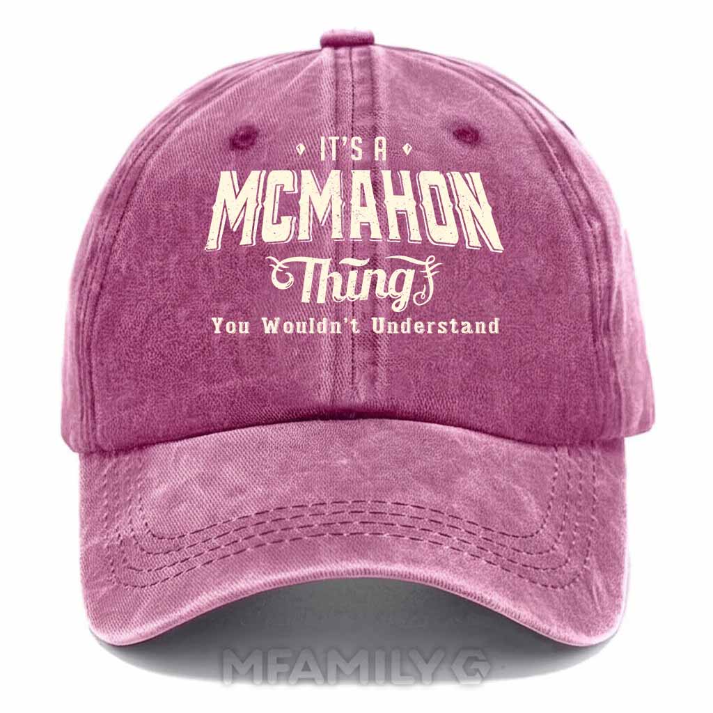 McMahon Thing Washed Baseball Cap