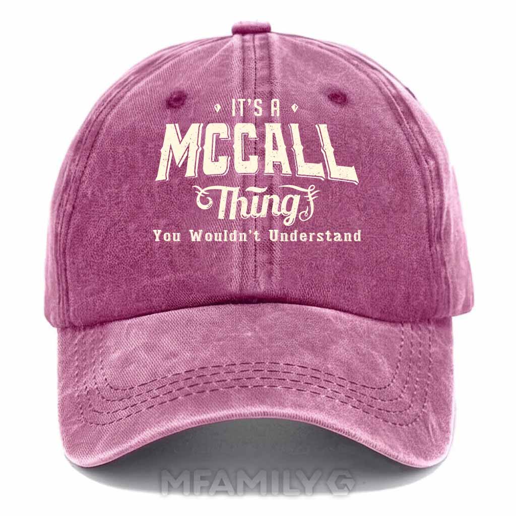 Mccall Thing Washed Baseball Cap