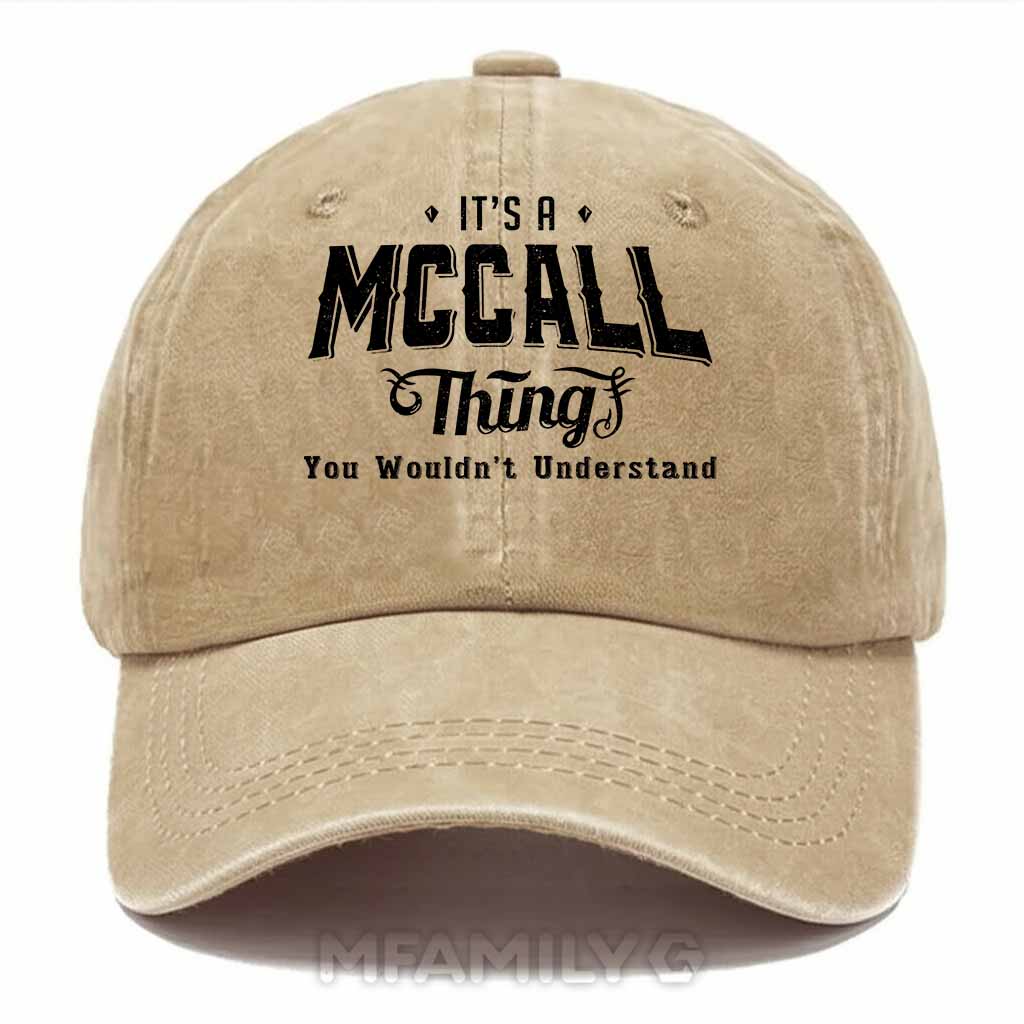 Mccall Thing Washed Baseball Cap