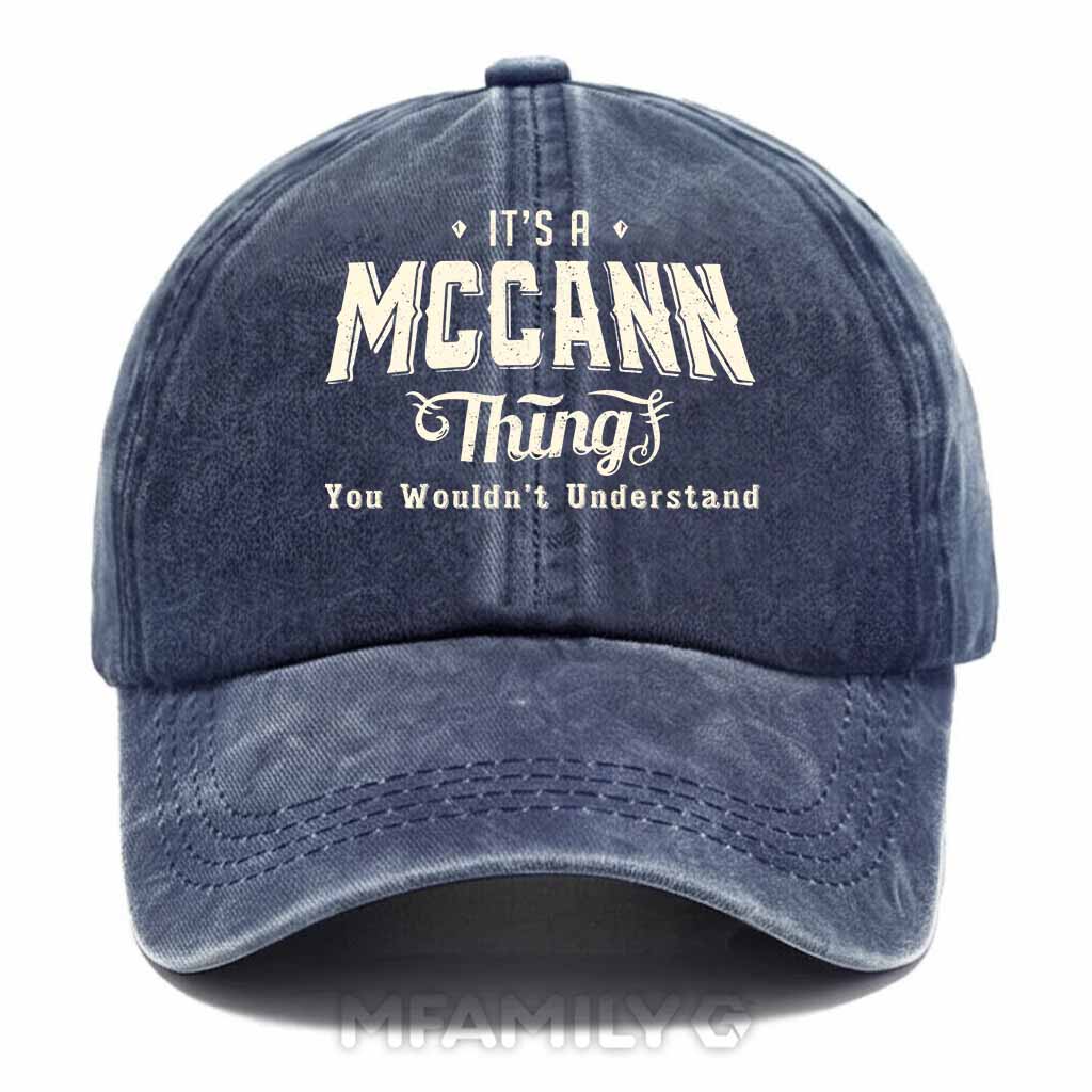 Mccann Thing Washed Baseball Cap