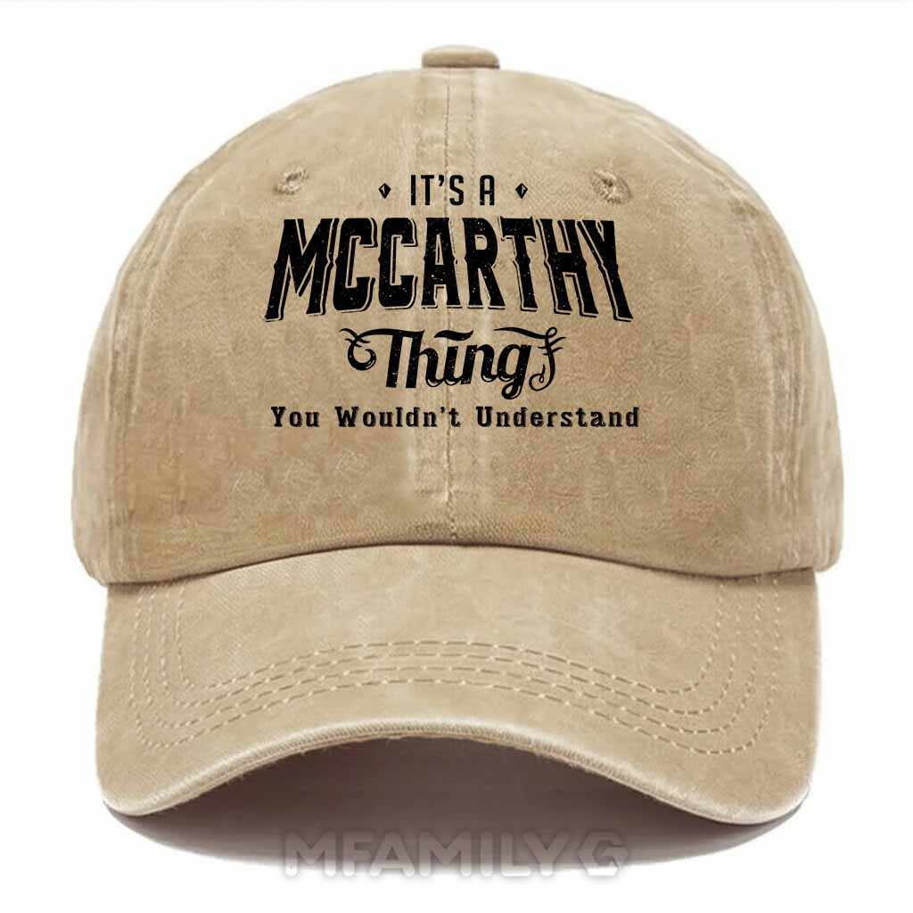 McCarthy Thing Washed Baseball Cap