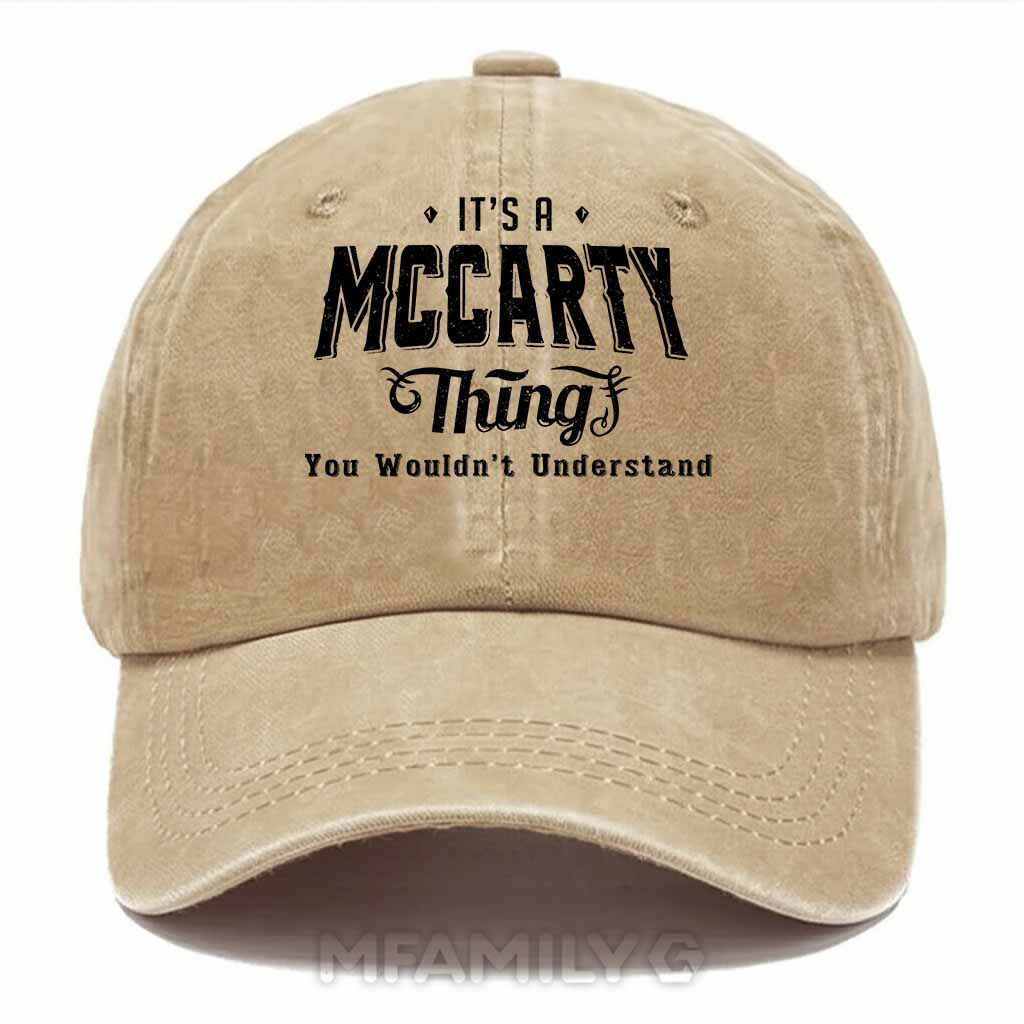 Mccarty Thing Washed Baseball Cap
