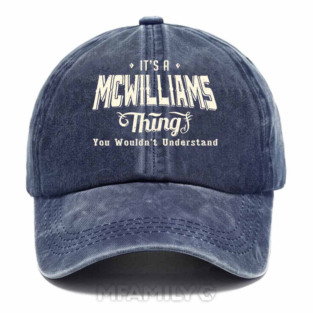 Mcwilliams Thing Washed Baseball Cap