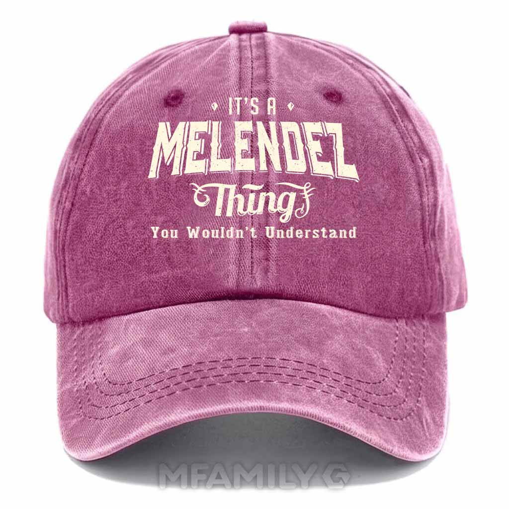 Melendez Thing Washed Baseball Cap