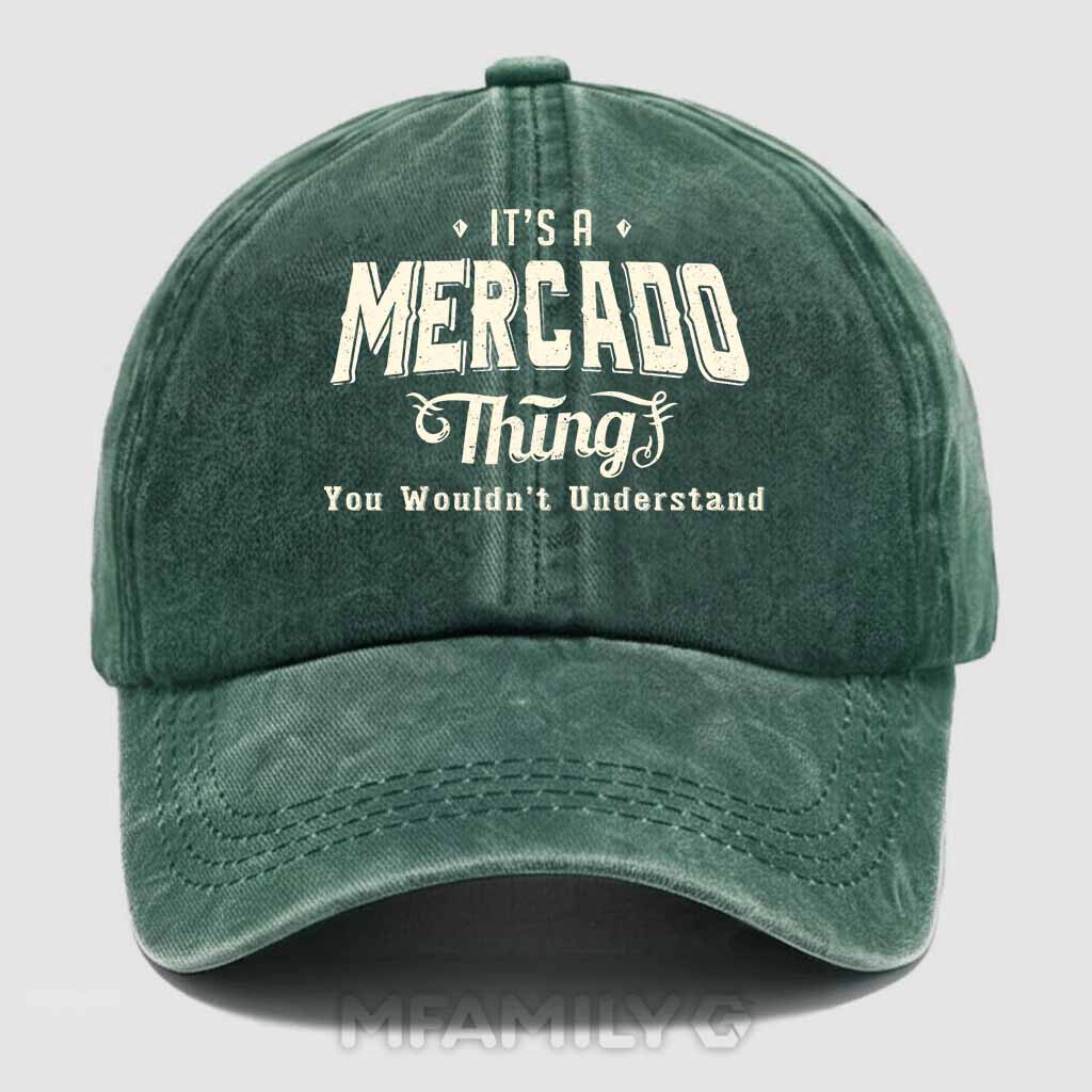 Mercado Thing Washed Baseball Cap