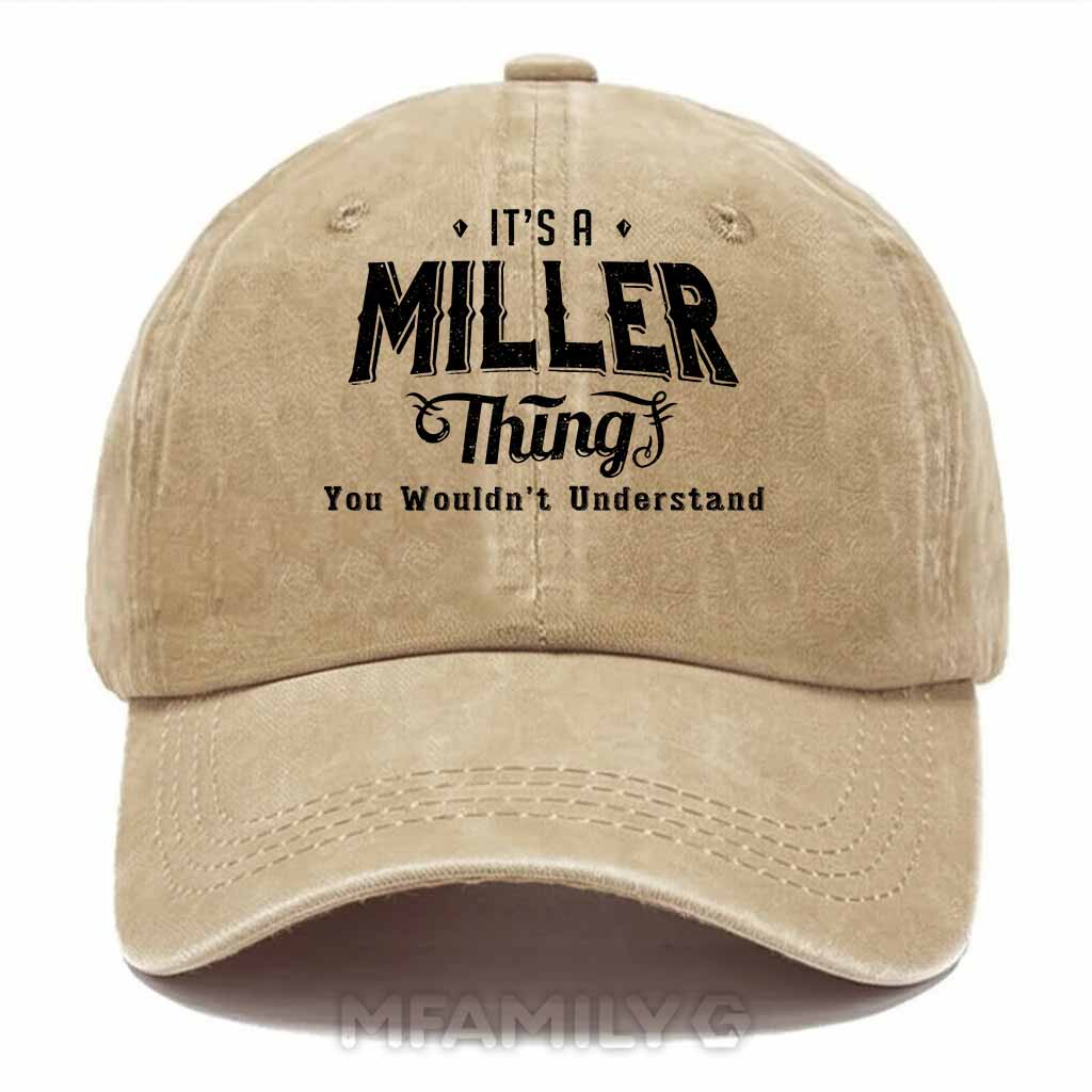 Miller Thing Washed Baseball Cap