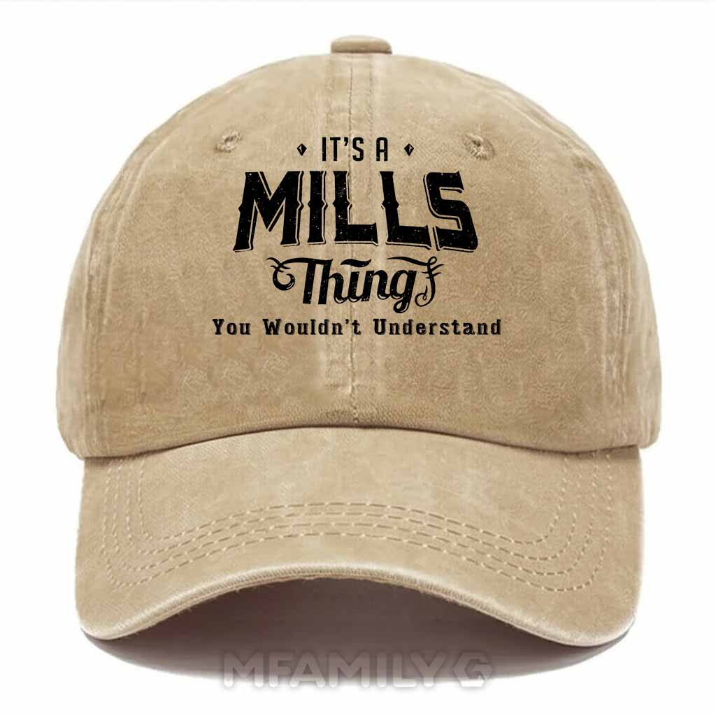 Mills Thing Washed Baseball Cap