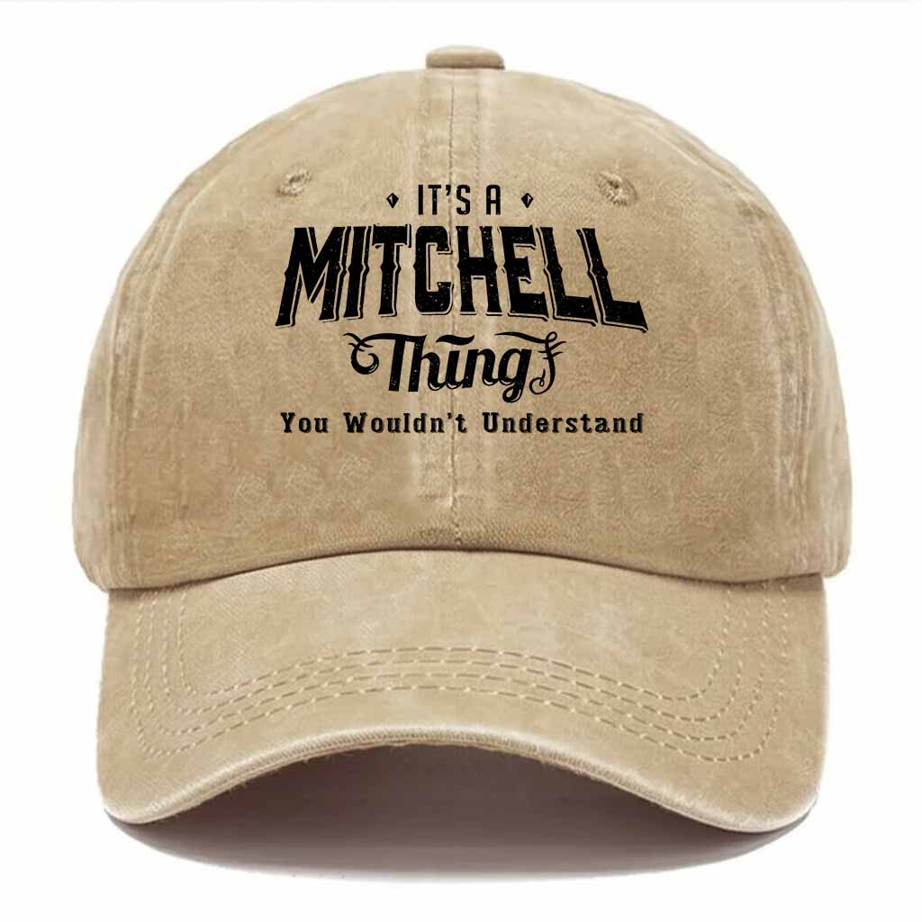 Mitchell Thing Washed Baseball Cap