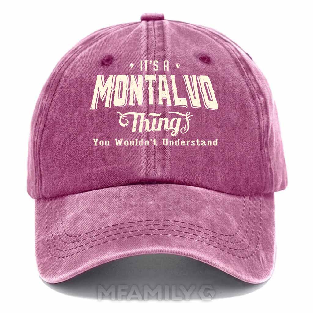 Montalvo Thing Washed Baseball Cap
