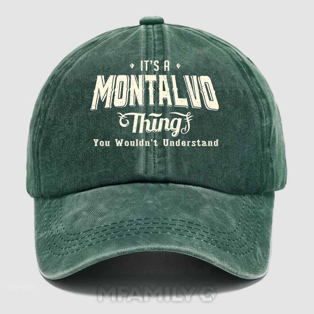 Montalvo Thing Washed Baseball Cap