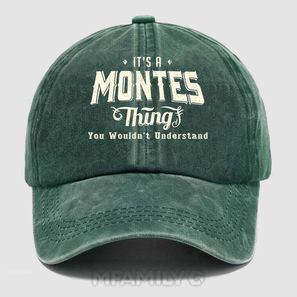 Montes Thing Washed Baseball Cap