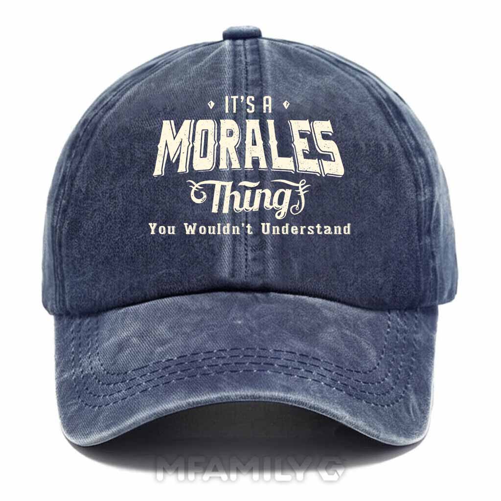 Morales Thing Washed Baseball Cap