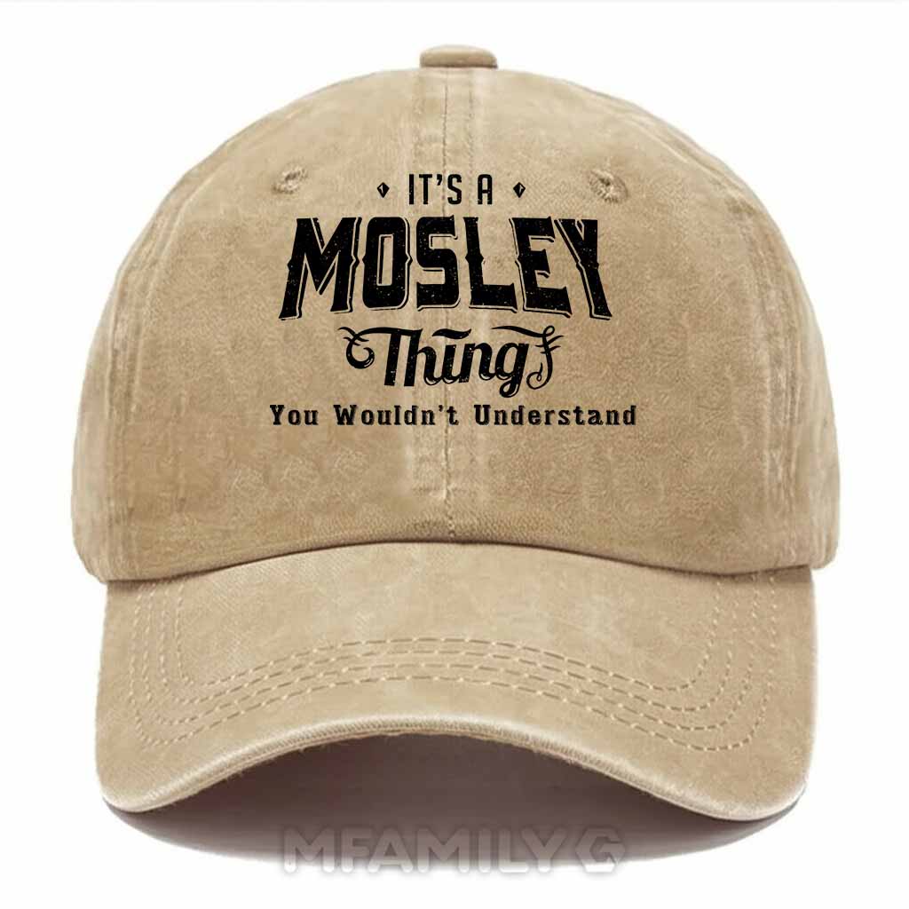 Mosley Thing Washed Baseball Cap