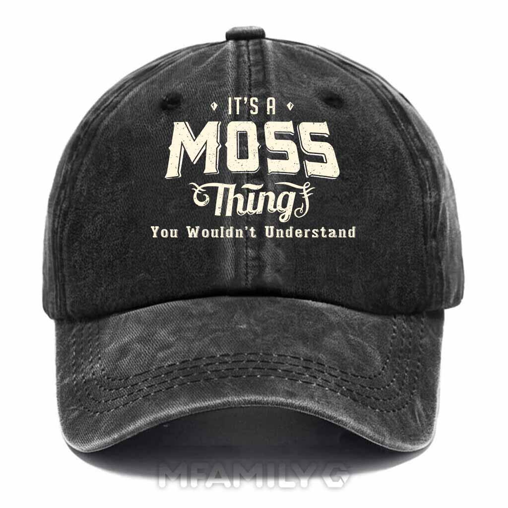 Moss Thing Washed Baseball Cap