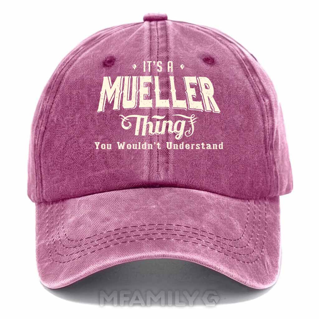 Mueller Thing Washed Baseball Cap