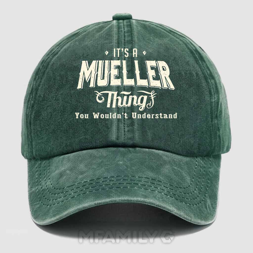 Mueller Thing Washed Baseball Cap
