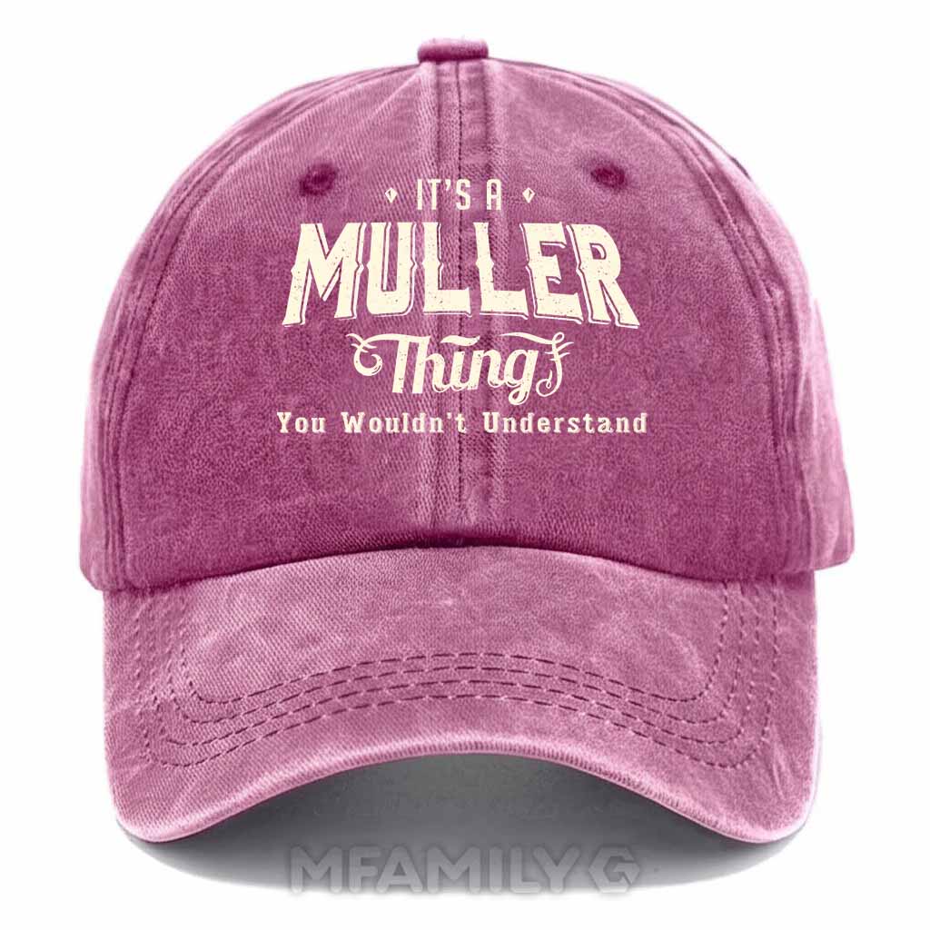 Muller Thing Washed Baseball Cap