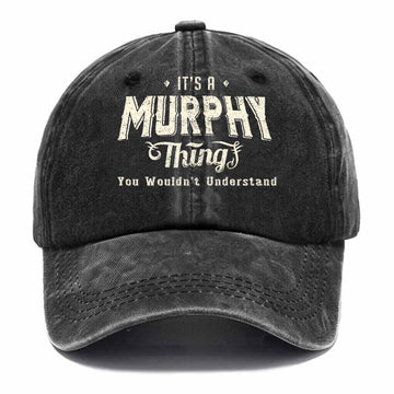 Murphy Thing Washed Baseball Cap