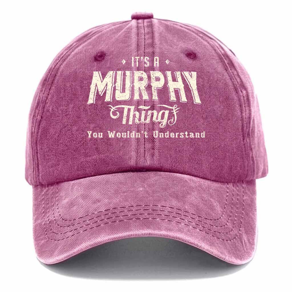 Murphy Thing Washed Baseball Cap