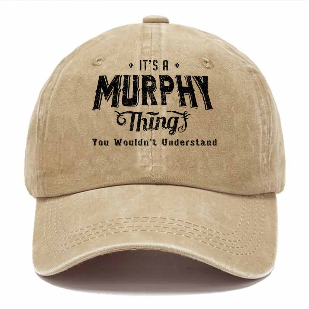 Murphy Thing Washed Baseball Cap