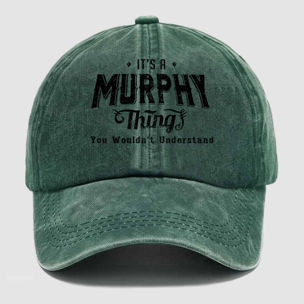 Murphy Thing Washed Baseball Cap