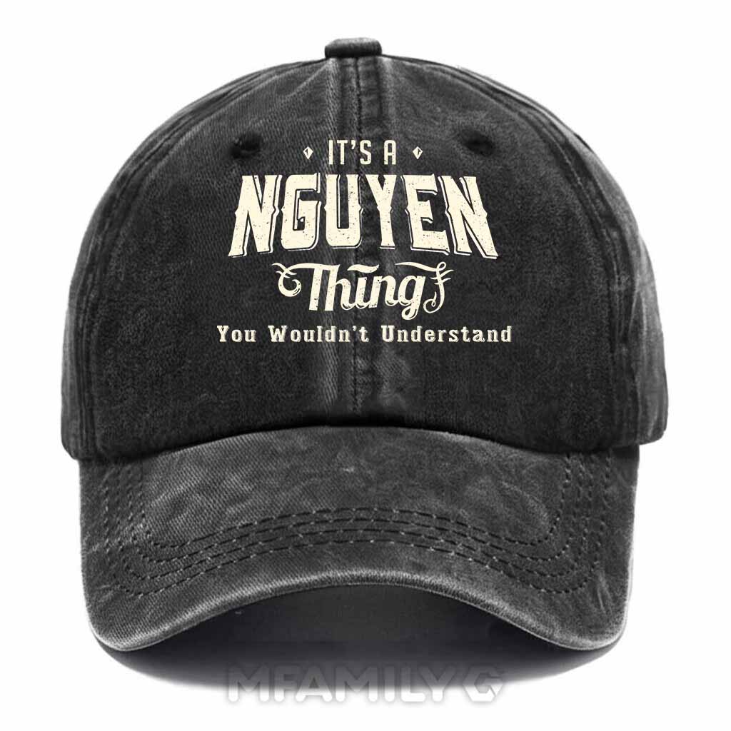 Nguyen Thing Washed Baseball Cap