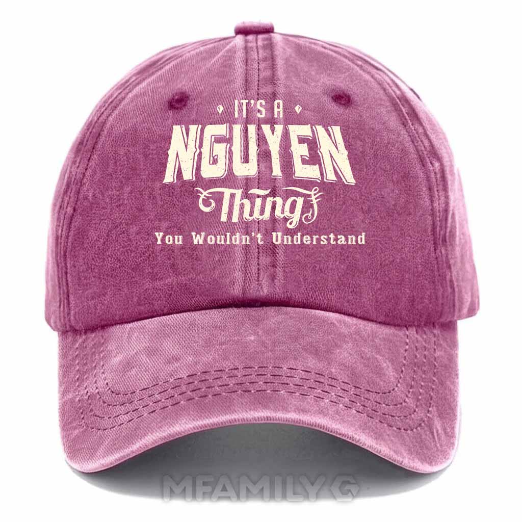 Nguyen Thing Washed Baseball Cap