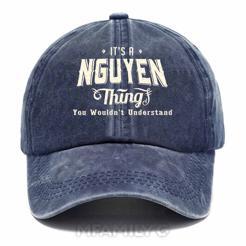 Nguyen Thing Washed Baseball Cap