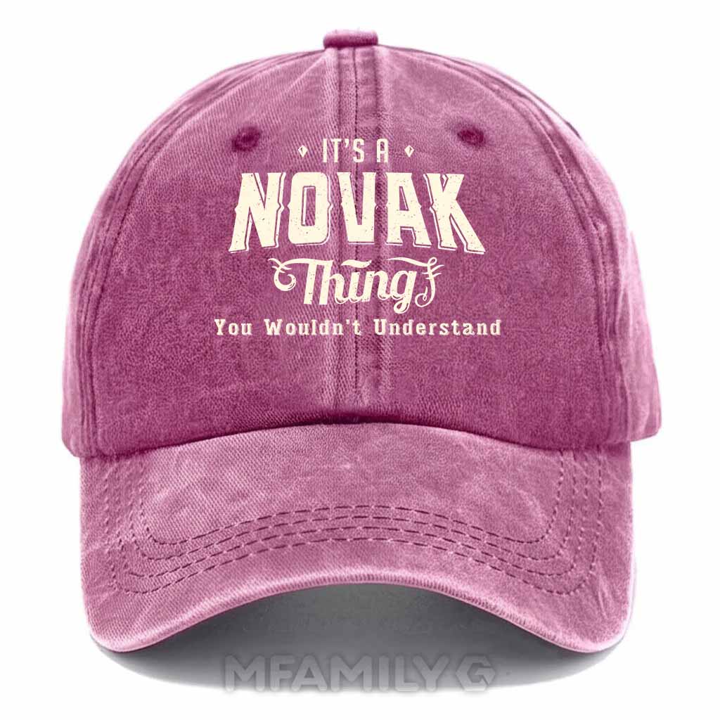 Novak Thing Washed Baseball Cap