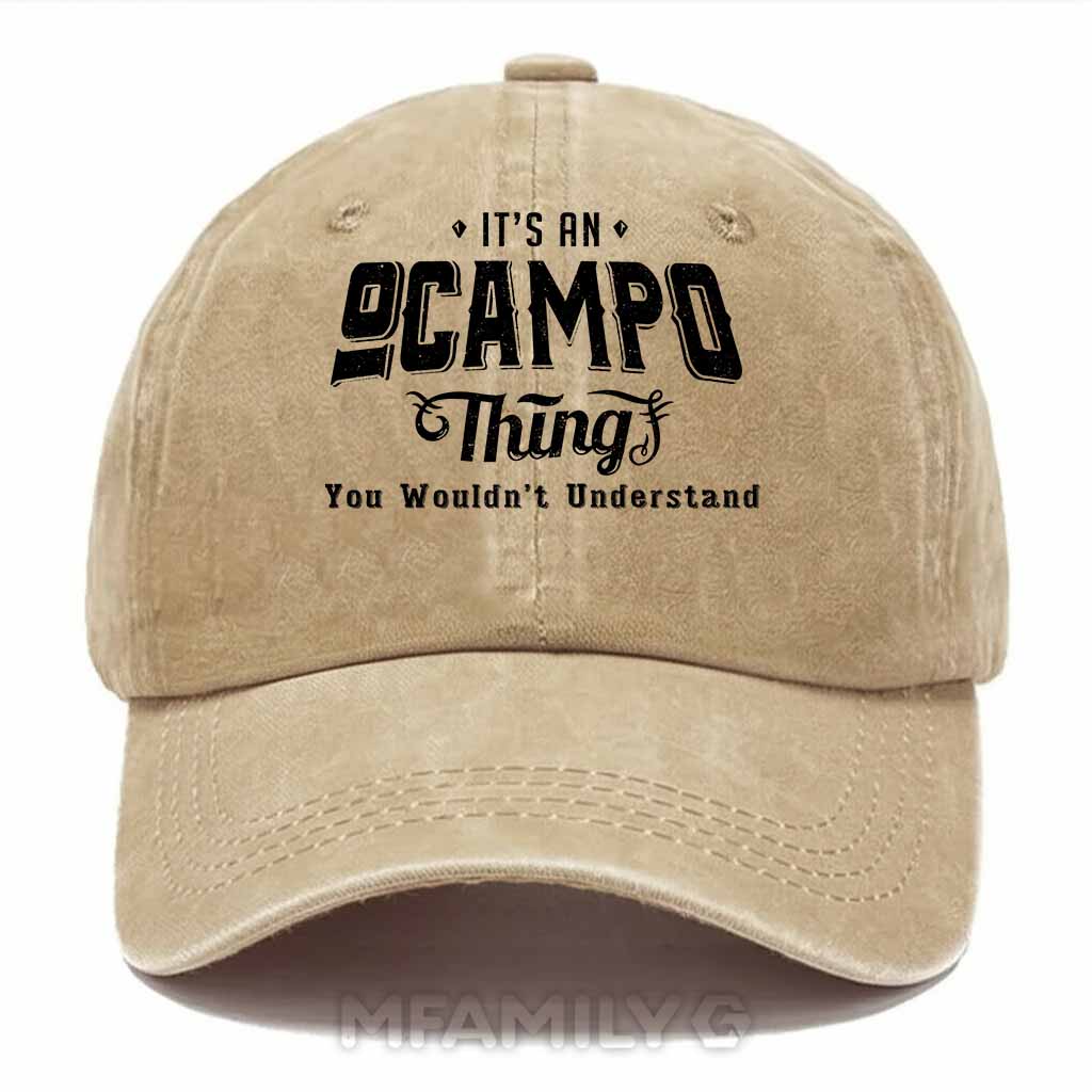 Ocampo Thing Washed Baseball Cap