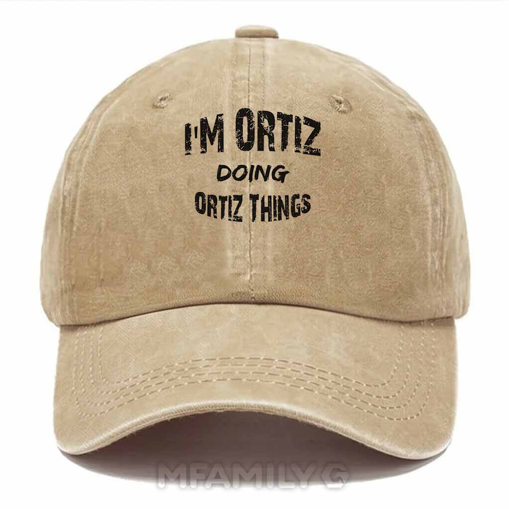 Ortiz Doing Ortiz Things Washed Baseball Cap