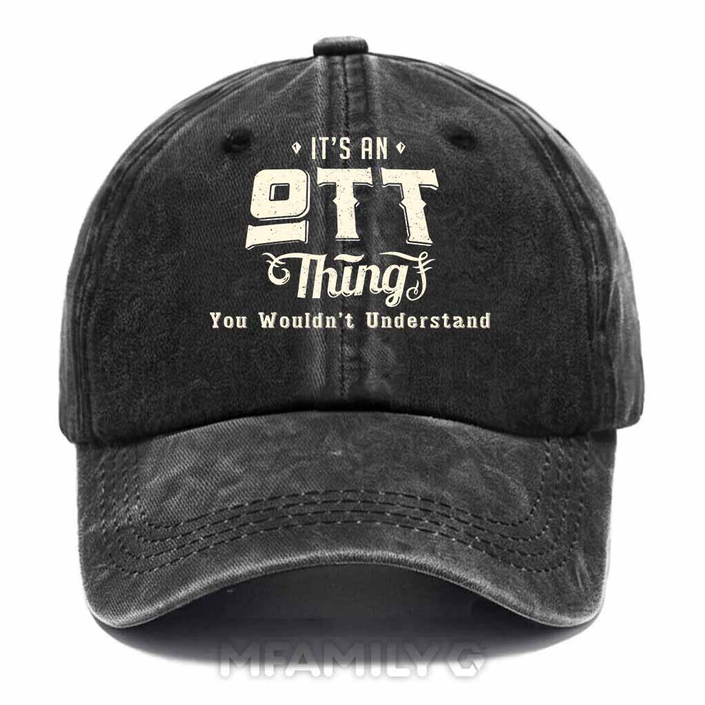 Ott Thing Washed Baseball Cap