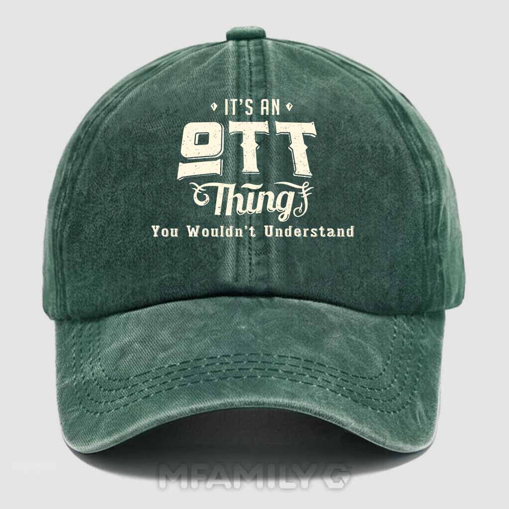 Ott Thing Washed Baseball Cap
