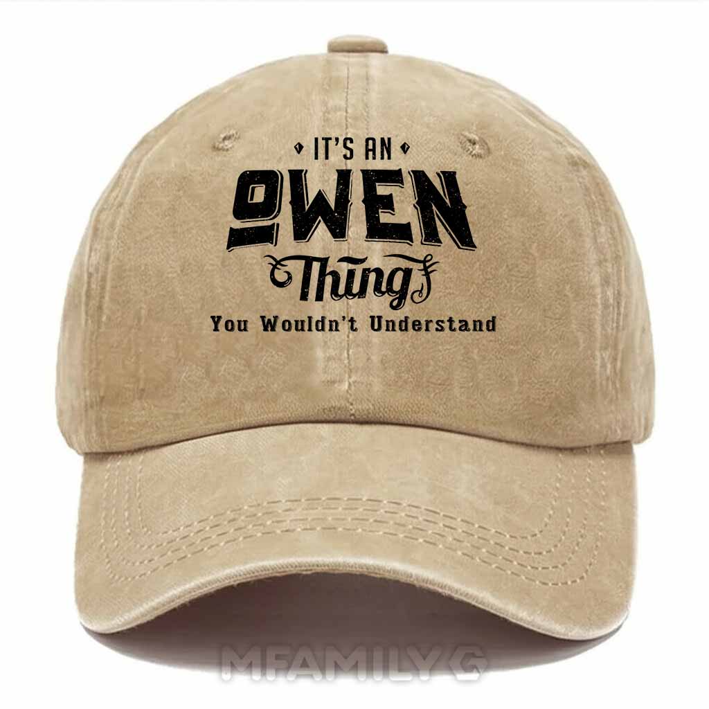 Owen Thing Washed Baseball Cap