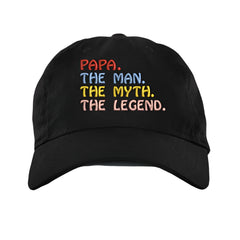Papa The Man The Myth The Legend Embroidery Cap