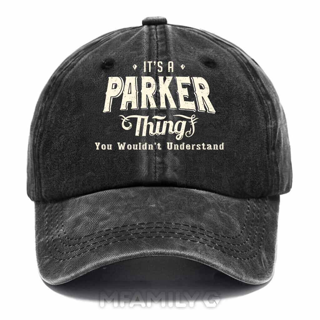 Parker Thing Washed Baseball Cap