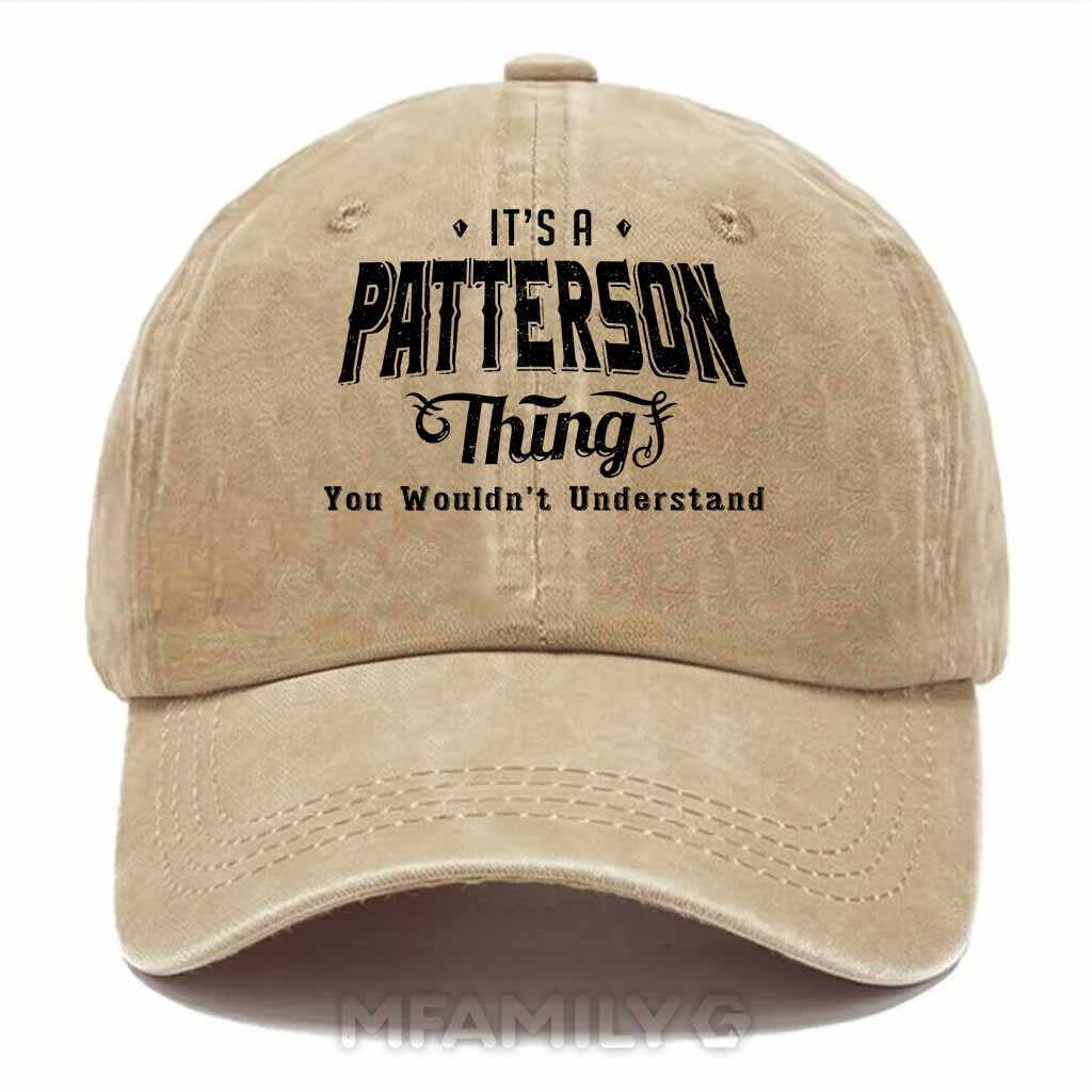 Patterson Thing Washed Baseball Cap