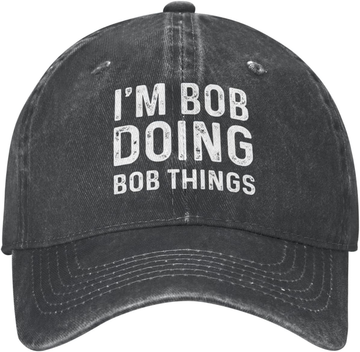 Personalized Im Bob Doing Bob Things Cap
