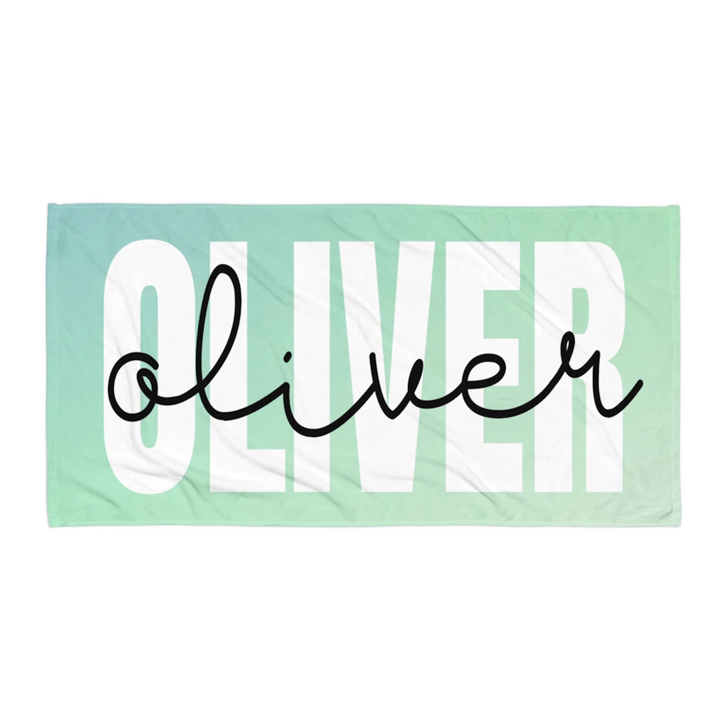 Personalized Name Beach Towel – Custom Oversized Pool & Beach Towel Gift