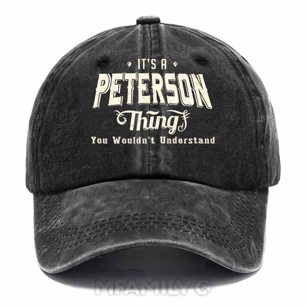 Peterson Thing Washed Baseball Cap