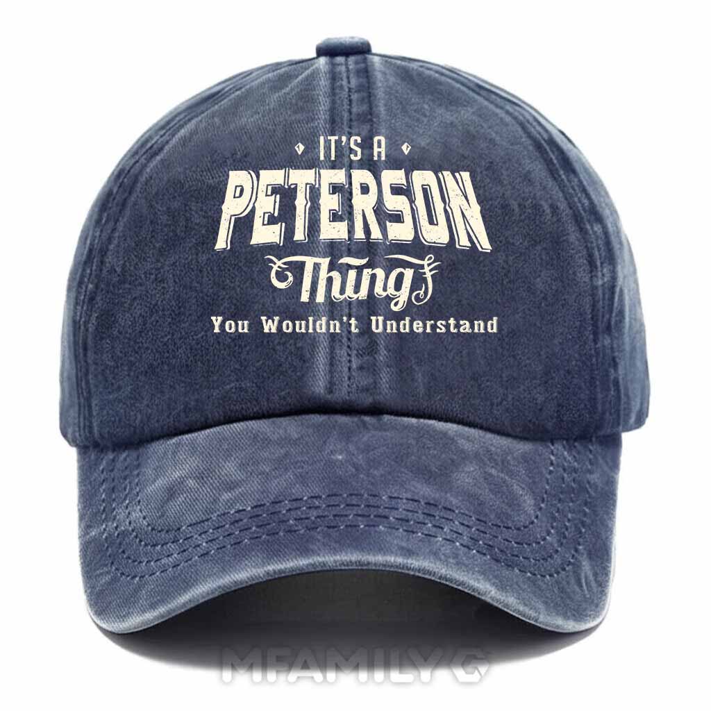 Peterson Thing Washed Baseball Cap