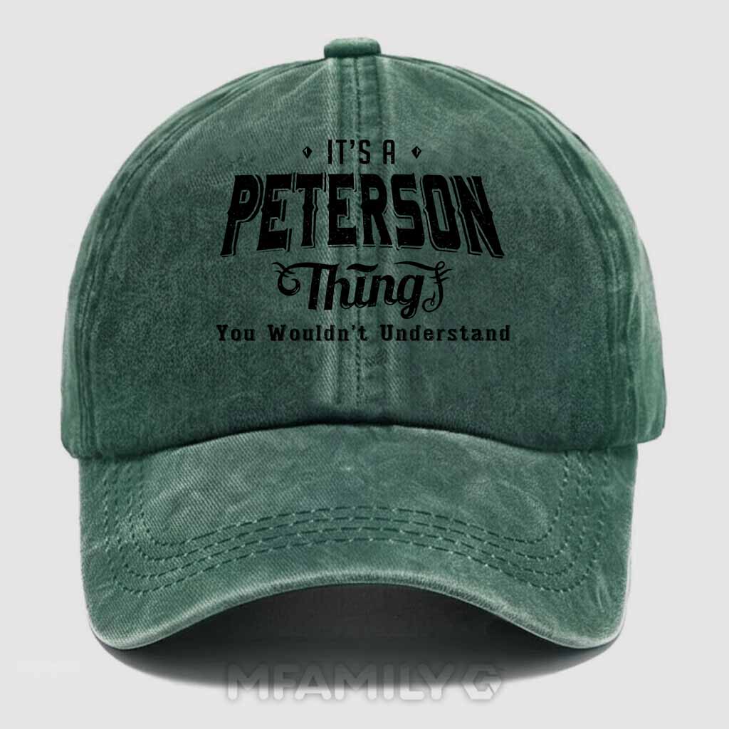 Peterson Thing Washed Baseball Cap