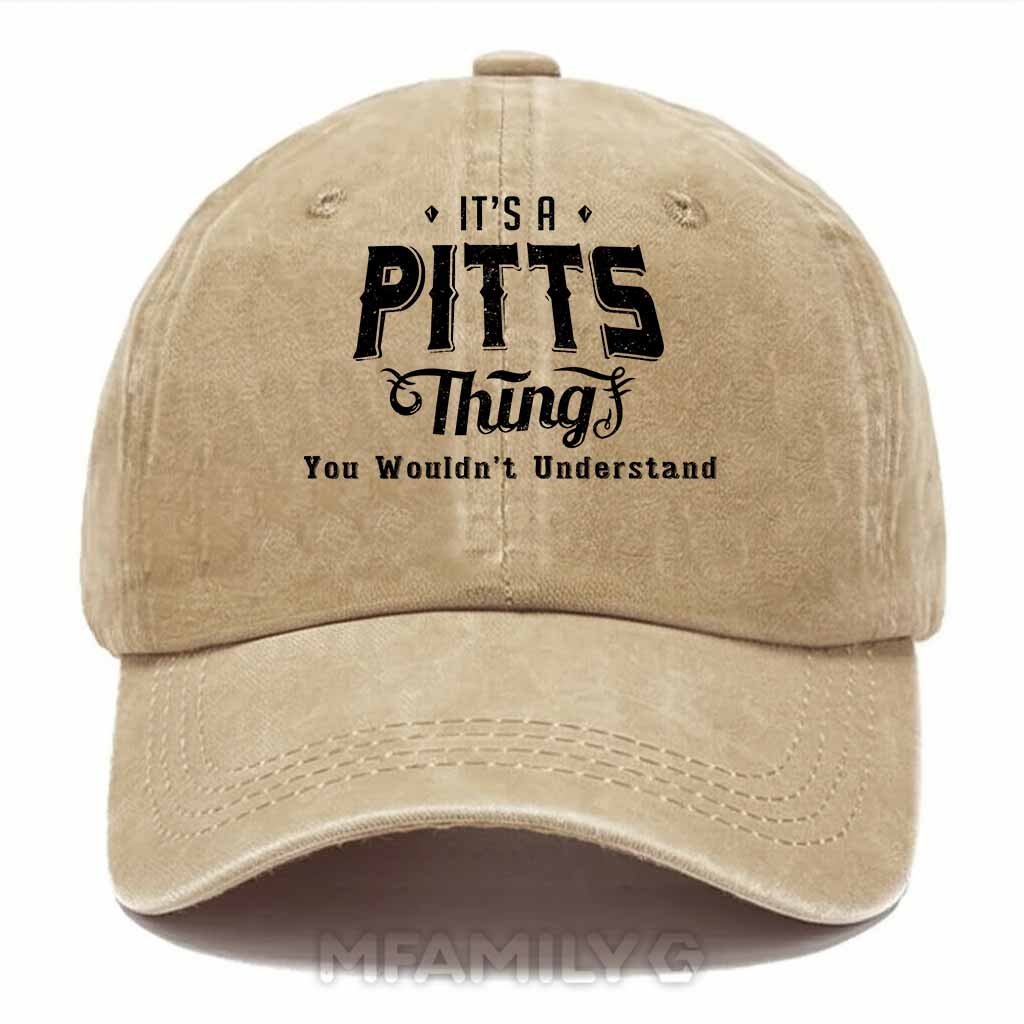 Pitts Thing Washed Baseball Cap